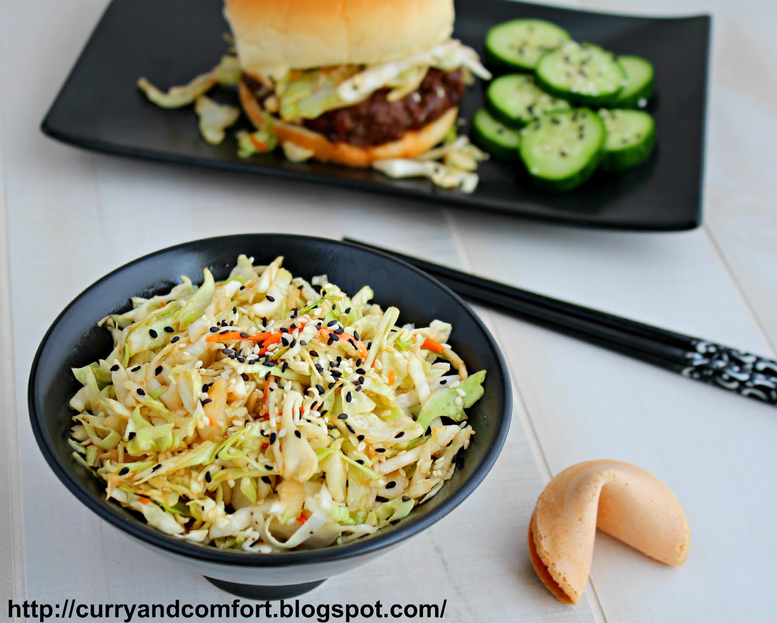Kitchen Simmer Hoisin Burger with Asian Slaw
