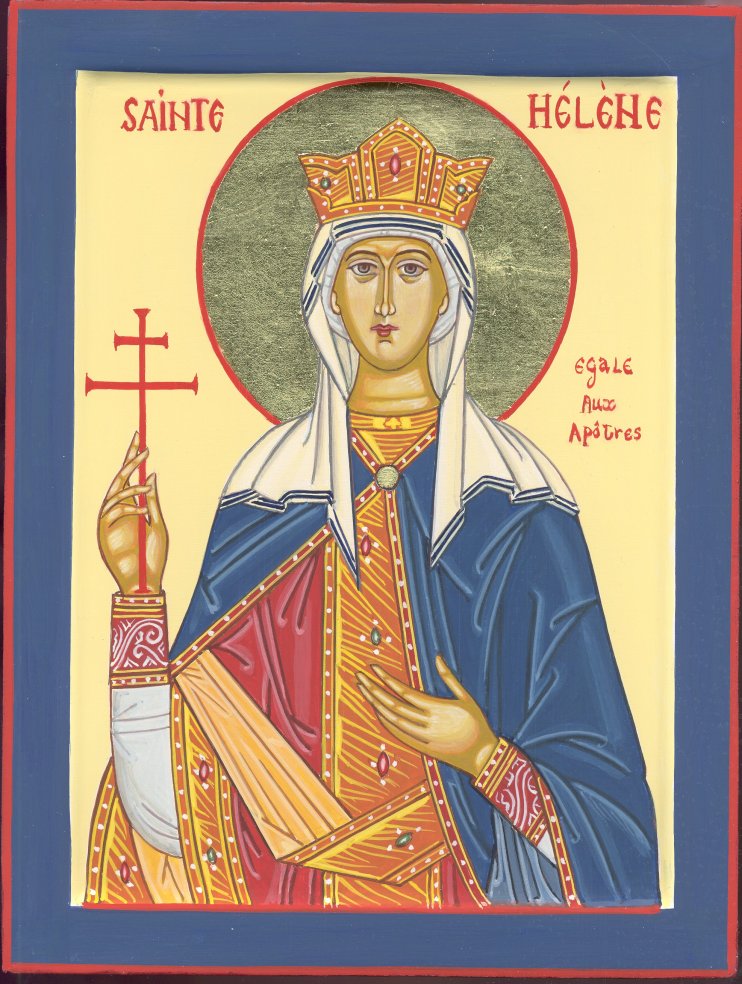 icône et tradition SAINTE IMPERATRICE HELENE EGALE AUX APOTRES