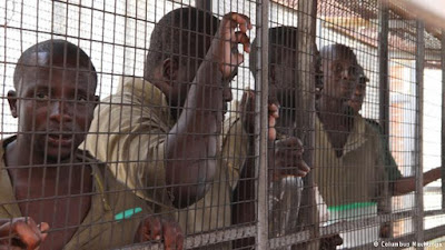 Prisoners in Harare Central Prison, Zimbawe