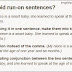 How to Avoid Run-on Sentences: Grammar Training