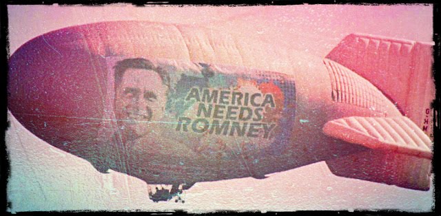 Romney blimp