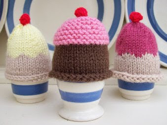 knitted egg cosies