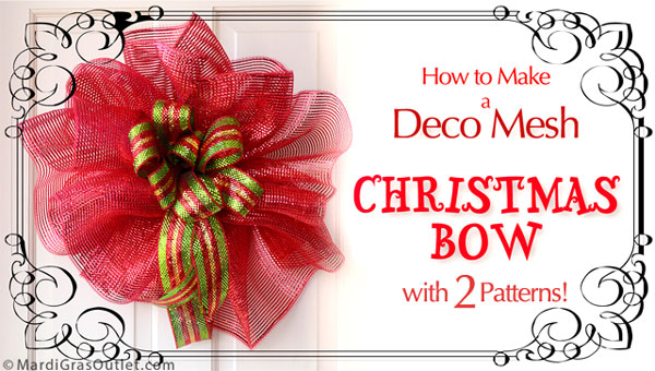 Making a Deco Mesh Christmas Making a Deco Mesh Christmas