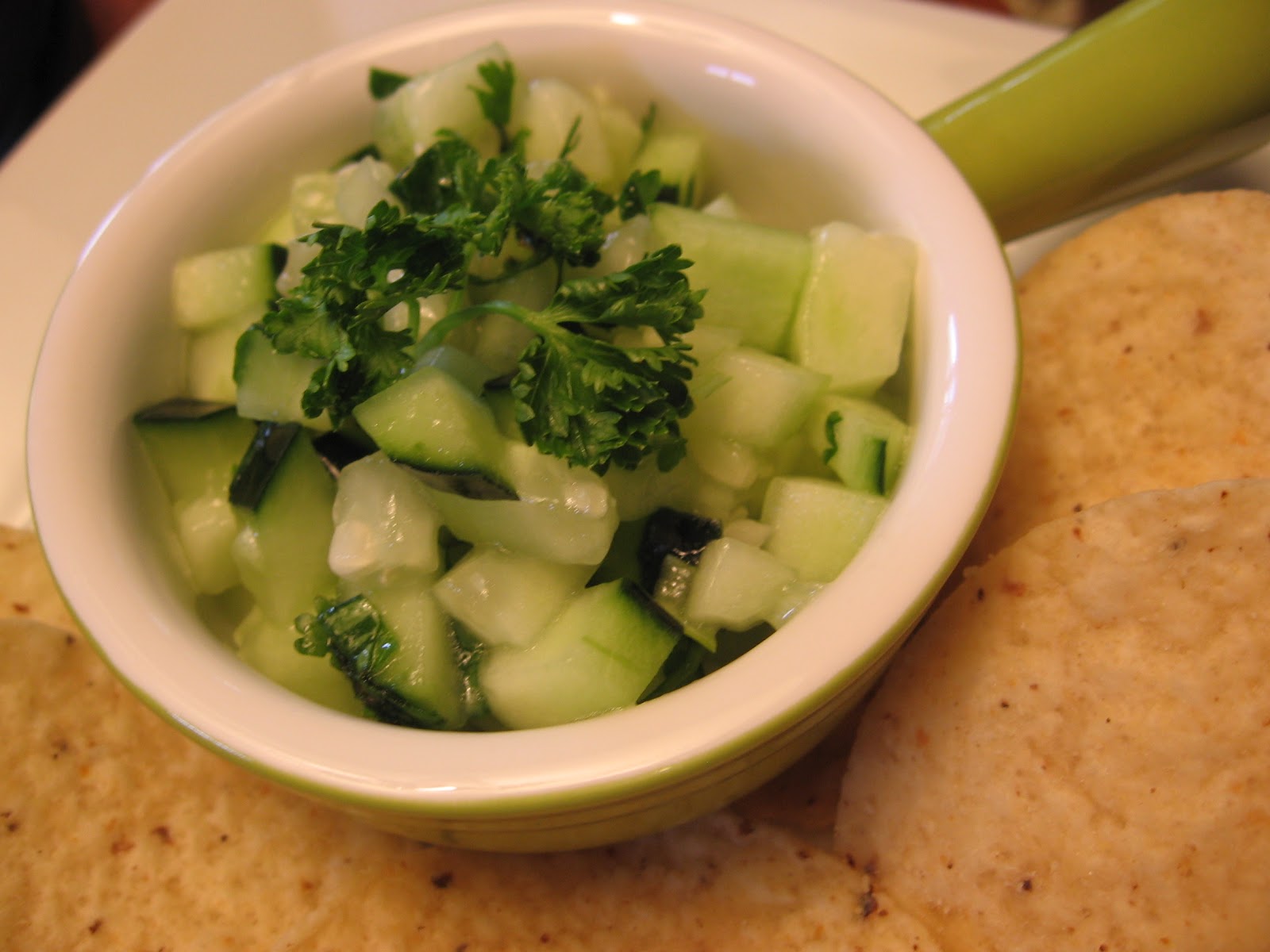 cookin' up north Lime Cucumber Salsa