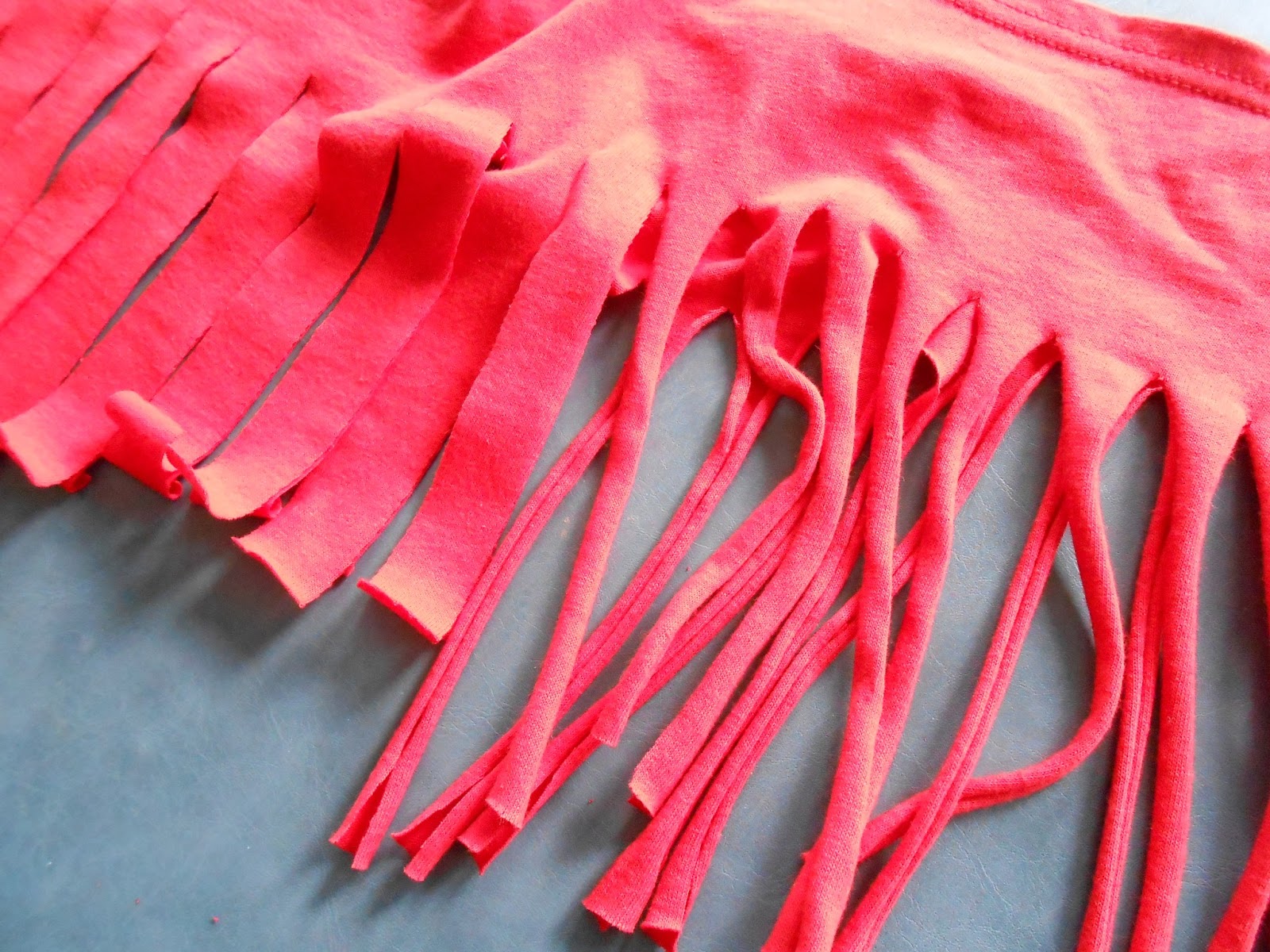 The Better Baker TShirt Scarf Tutorial Fringe Scarf