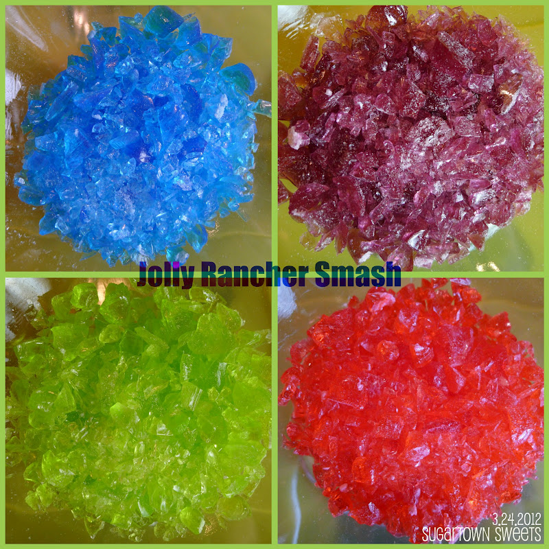 Sugartown Sweets Jolly Ranchers *Stained Glass* Easter Egg Ornaments