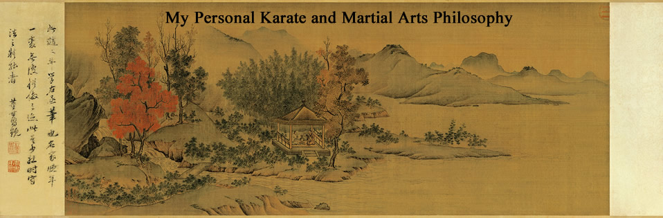 <center>My Personal Martial Philosophy</center>