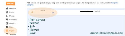 Cara mengganti icon diblogspot, Cara mengganti icon pertama