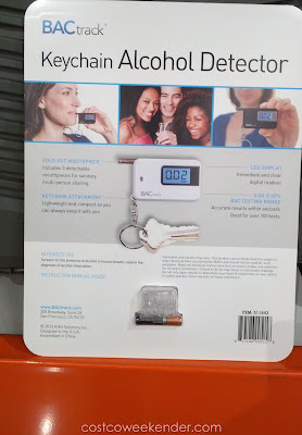 Costco 511443 - Avoid DUIs and possibly hurting someone with the BACtrack Keychain Alcohol Detector