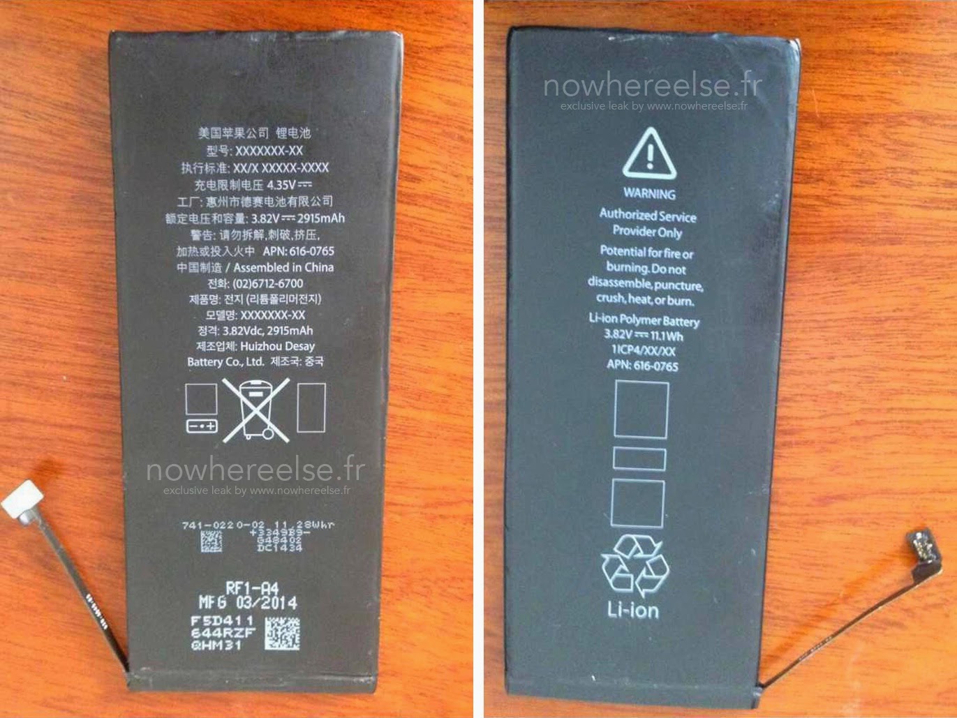 Two Times Stronger iPhone 6 battery makes another appearance on photos