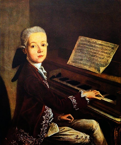 Kết quả hình ảnh cho Hình ảnh Cậu bé Mozart