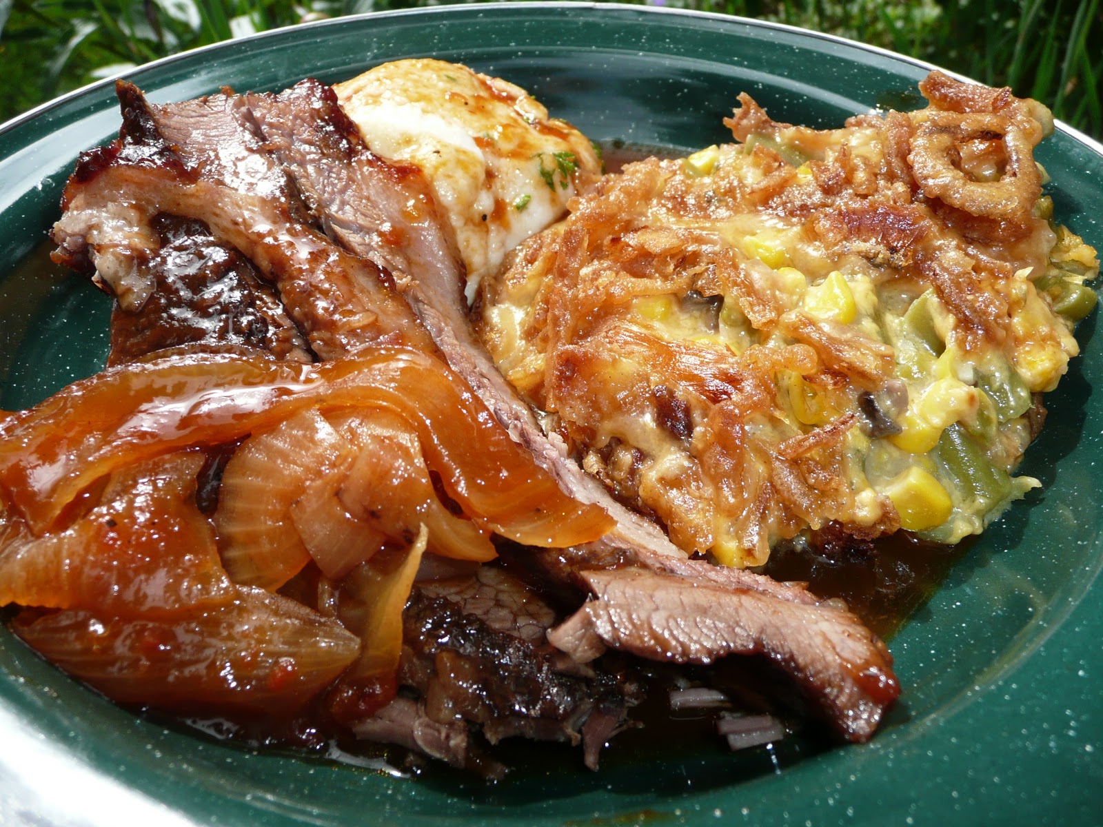 Everyday Dutch Oven Holiday Brisket in Barbeque Sauce