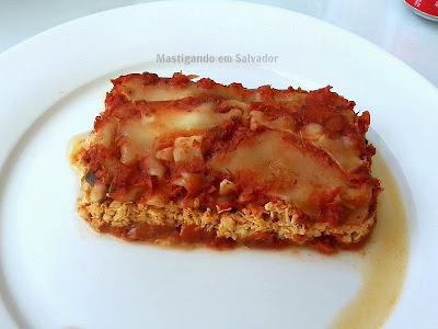 Donna Bistrô: Lasanha Integral de Frango Donna Bistrô: Lasanha Integral de Frango