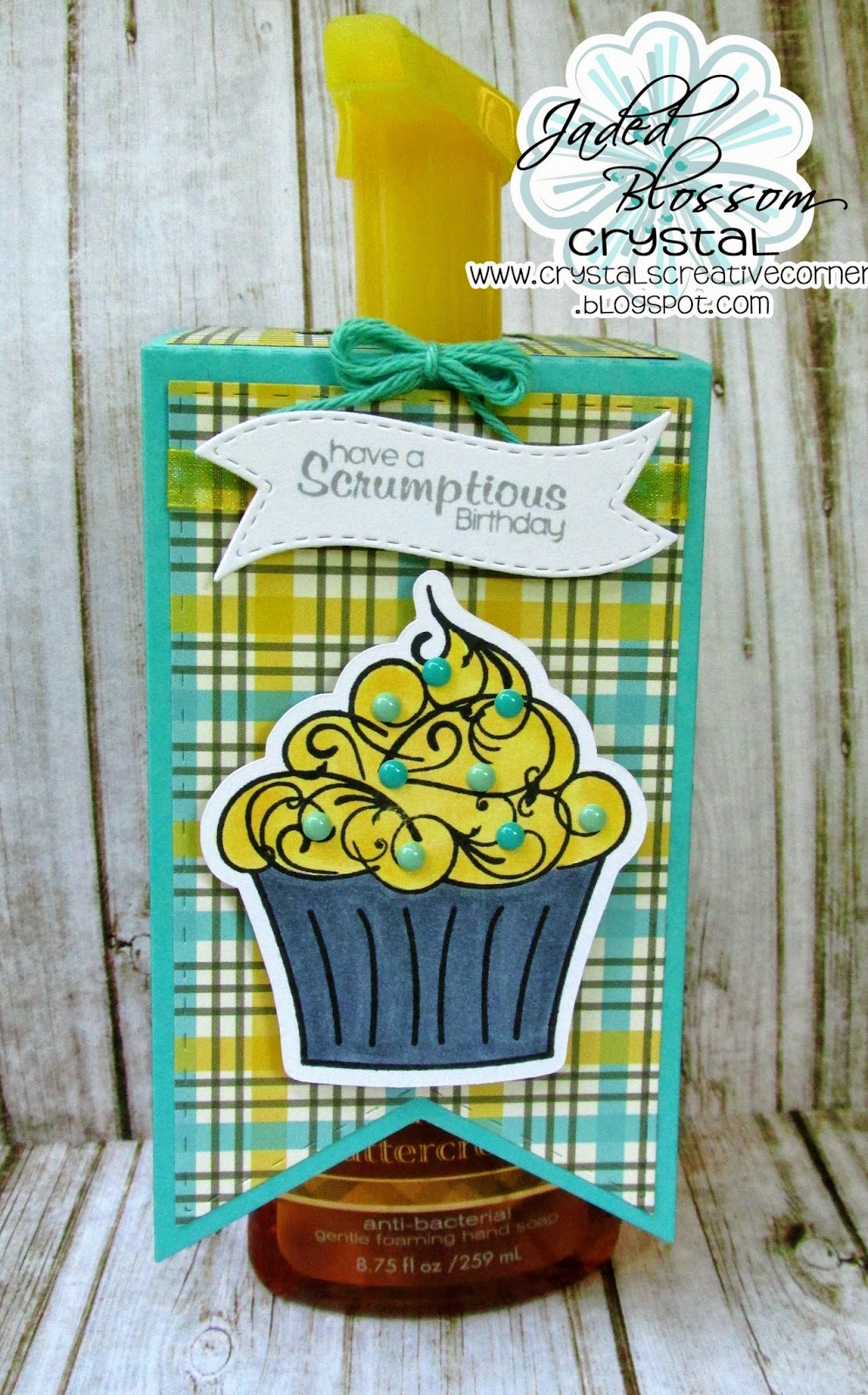 Crystal's Creative Corner Soap Dispenser Tag