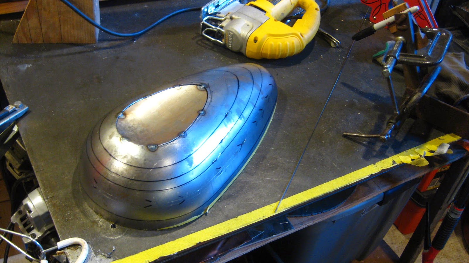 thatcher dished gas tank half