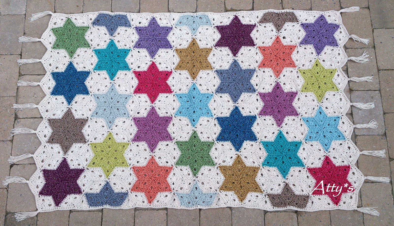 atty's Finished Star Blanket