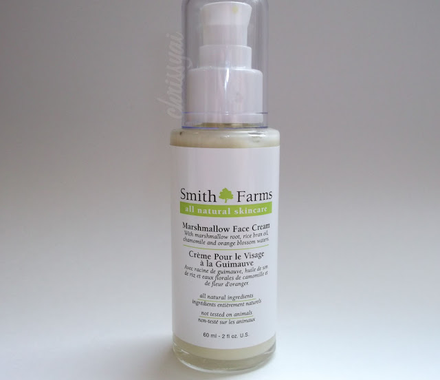 ChrissyAi Review Smith Farms Marshmallow Face Cream
