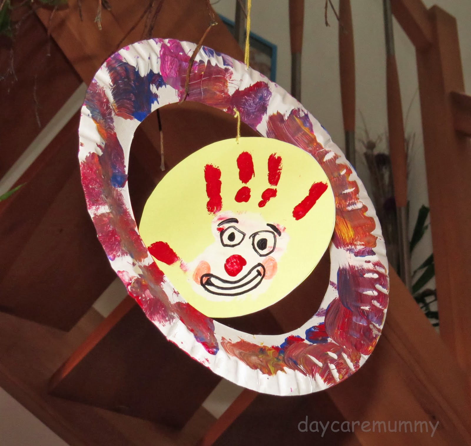 DayCareMummy: Clown- Handabdruck