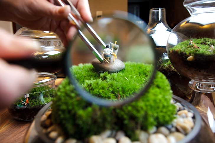 Die Wohngalerie Wohnen In Moos Der Mini Garten Fur Aussteiger