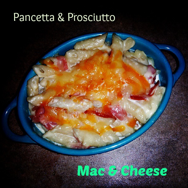 Pancetta & Prosciutto Mac & Cheese{Southern Version} The Whimsy One