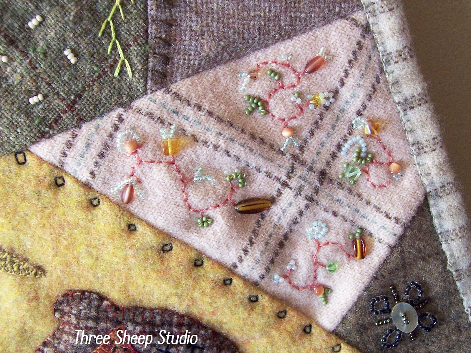 Three Sheep Studio Crazy Quilt Embellishment...