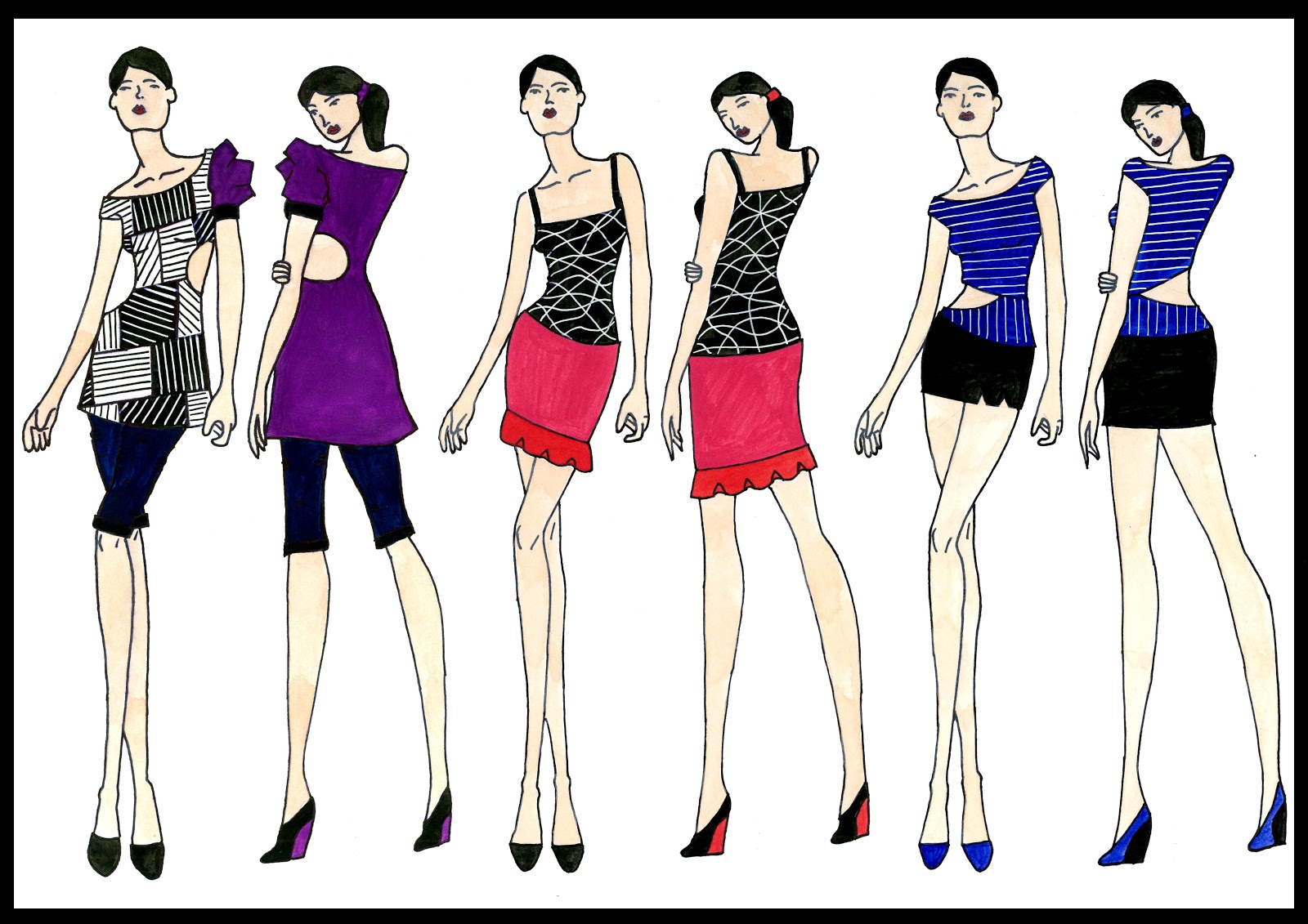 Rukhshar Edibam BA(Hons) FASHION DESIGN, ITM-IFDT: Visual studies-week