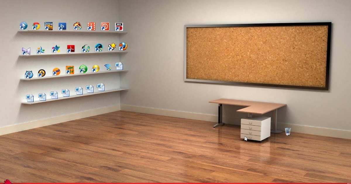 Wallpaper Rak Buku 3d Desktop zflas