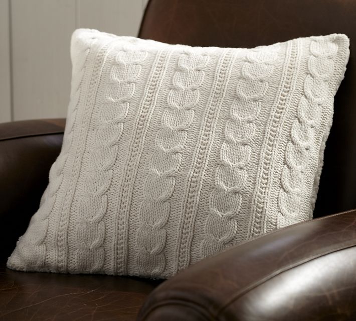 pottery barn cozy cable