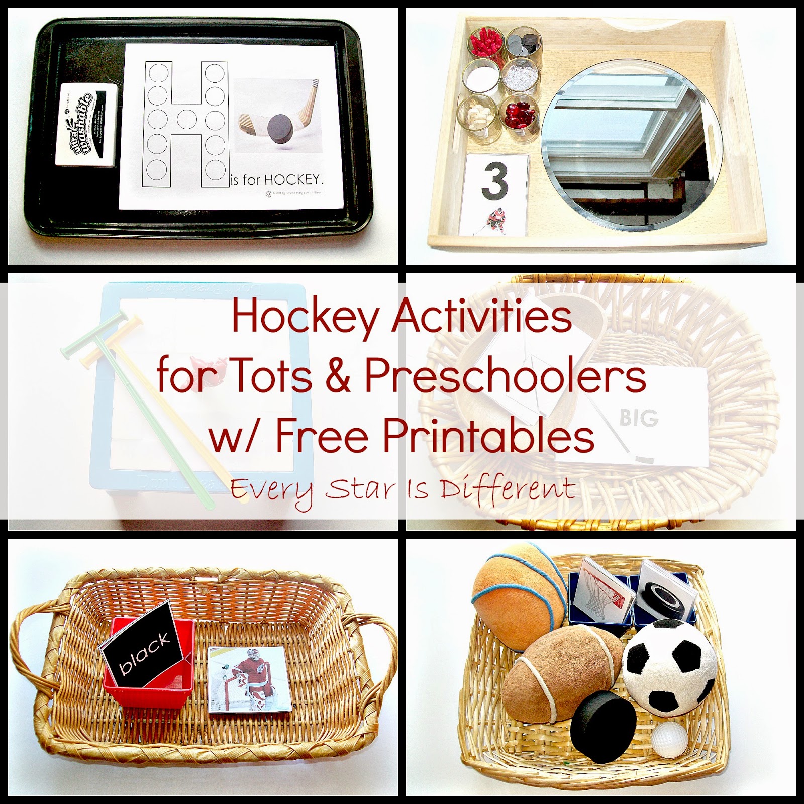Hockey Unit w/ Free Printables - Every Star Is Different