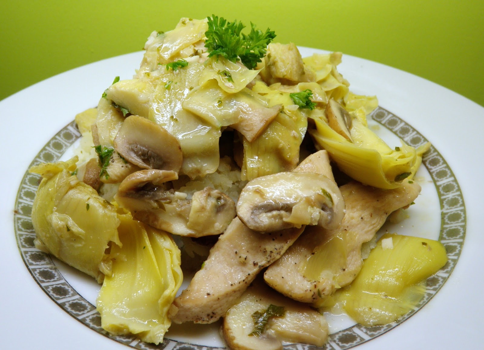 Chicken With Artichokes And Capers Recipe — Dishmaps