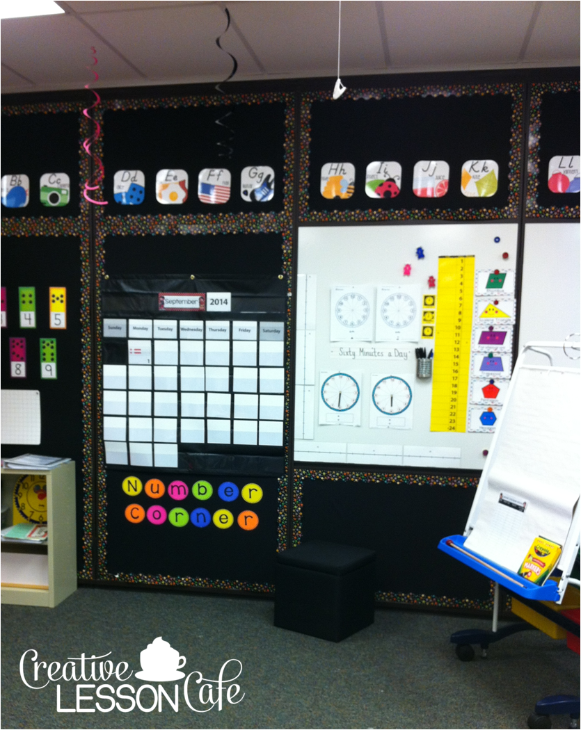 Creative Lesson Cafe Number Corner SetUp Photos Our Calendar Math Powerhouse!