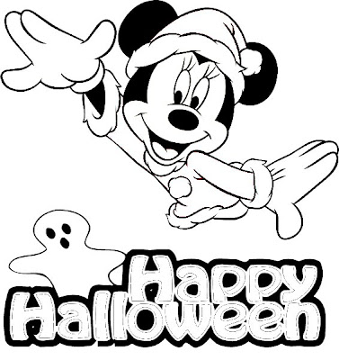 transmissionpress: Micky Mouse Happy Halloween Coloring Pages