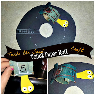 turbo the snail toilet paper roll craft for kids
