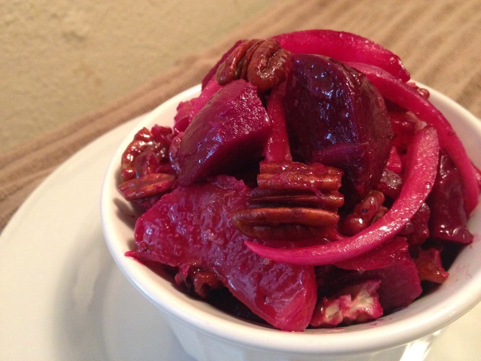 Chow Bella Roasted Beet and Mandarin Salad