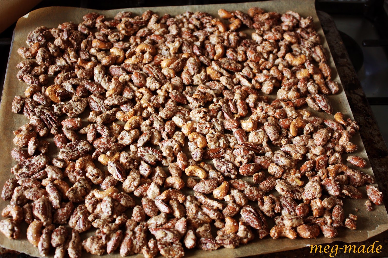 megmade Cinnamon sugar roasted nuts Gluten Free