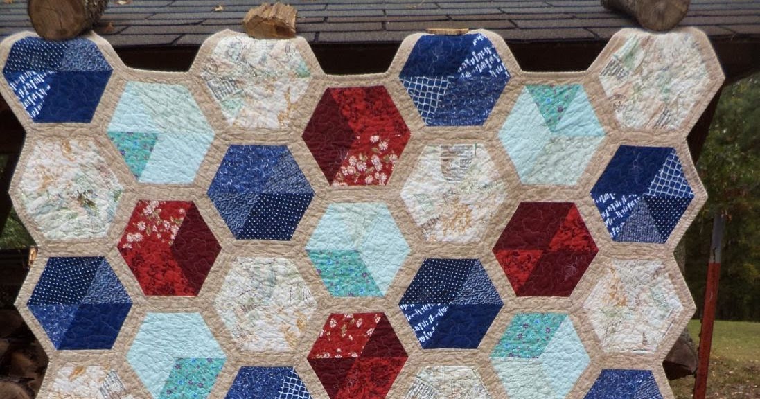 Kat & Cat Quilts of Hexagons