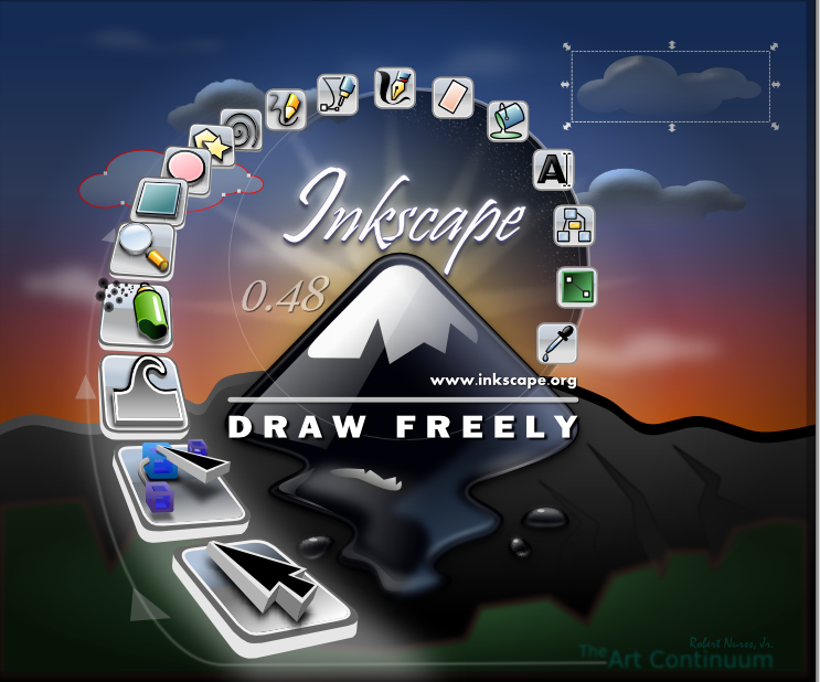In linux what is inkscape castingnaa