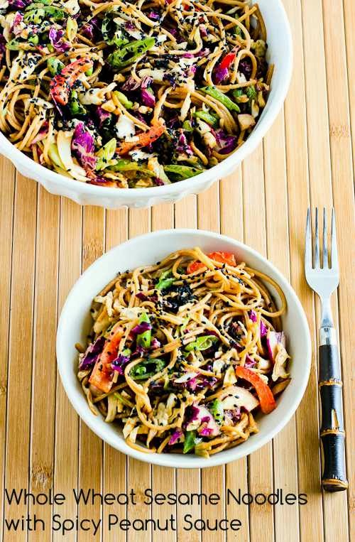 My Lovely Family We Love Family Whole Wheat Sesame Noodles with