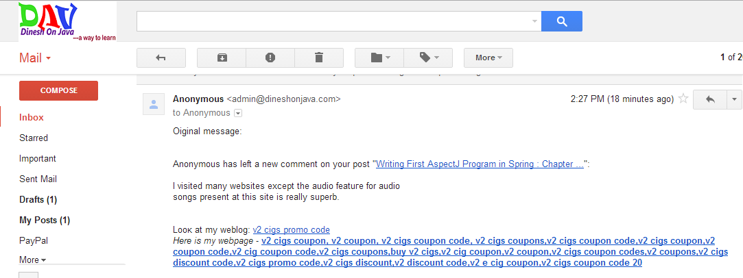 Replying email in Java Mail