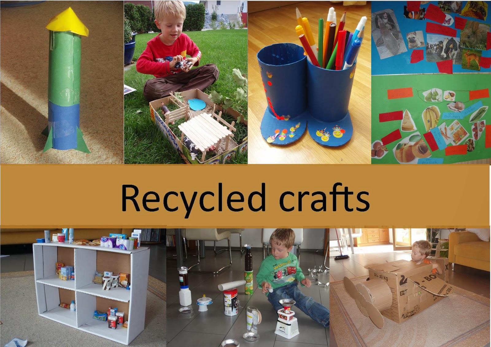 Mothers Messy Madness: Recycled crafts.