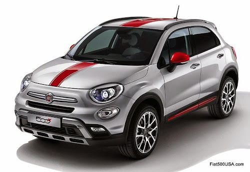Bumper for Fiat 500X 2015-2020 Chrome Brushed Edge Stainless Steel 