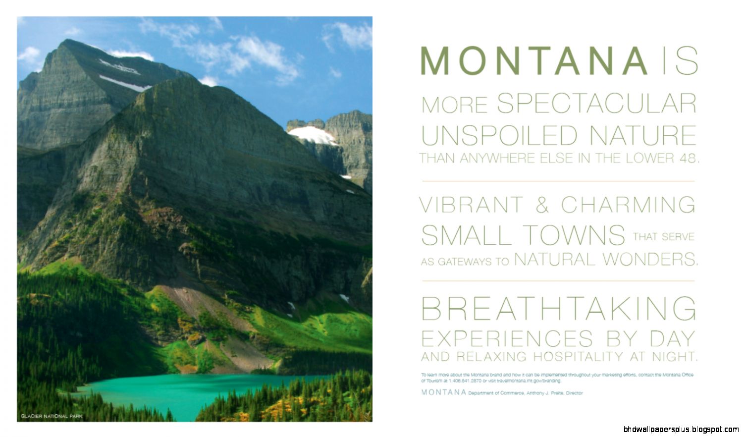 Partner Resources Montana Office of Tourism Joint Venture Partner Resources Montana Office of Tourism Joint Venture