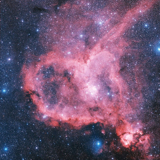 Valentine's Day Special: IC 1805, the Heart Nebula in Cassiopeia