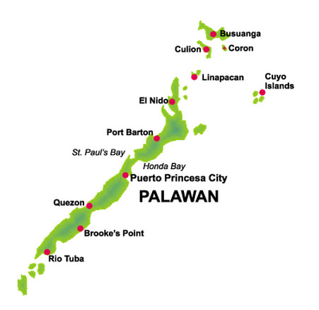 Palawan Map