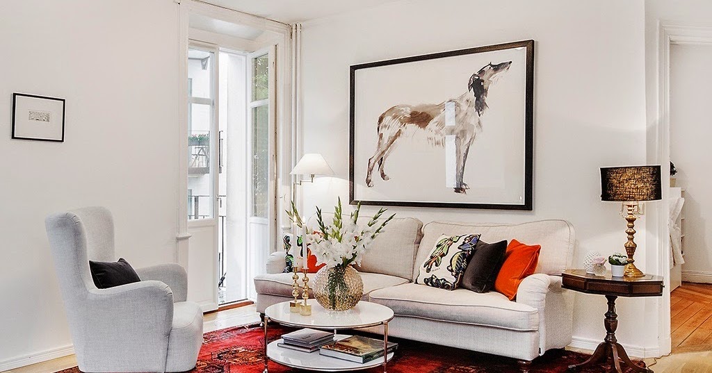 Sala Elegante de Color Blanco : Decoración del Hogar, Diseño de