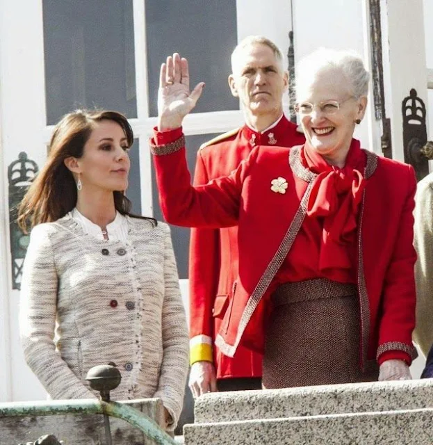 Queen Margrethe at Marselisborg palace