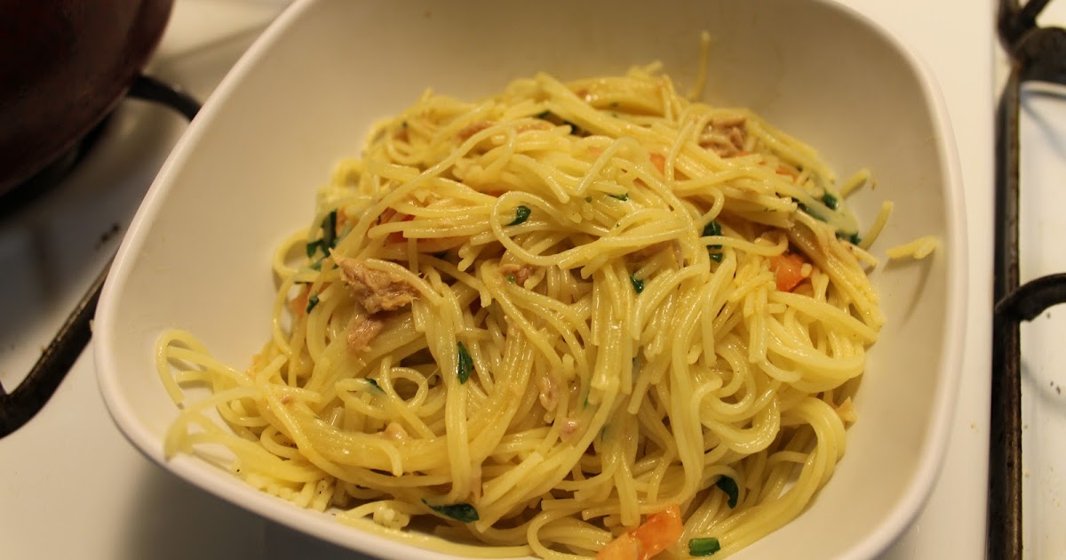Fantastical Sharing of Recipes Fresh Spinach & Tomato Tuna Pasta