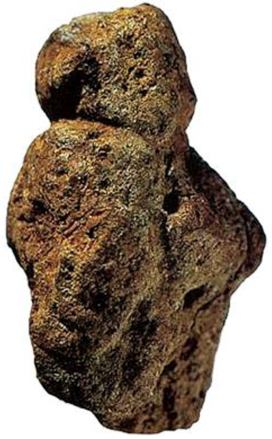 The Venus of Berekhat Ram - dated 280,000 - 250,000 BC, found Golan Hills