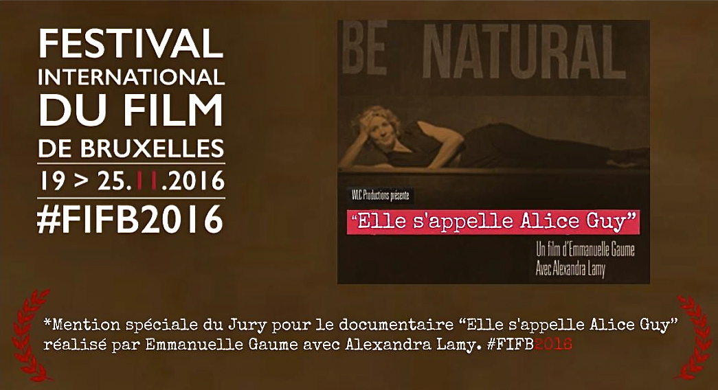 "Elle s'appelle ALICE GUY" d'Emmanuelle Gaume avec Alexandra Lamy