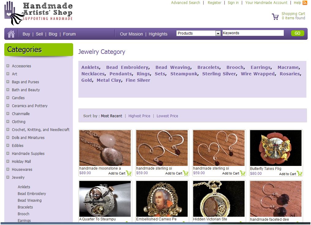 Free Shop for Life Giveaway from Handmade Artists Shop The Beading